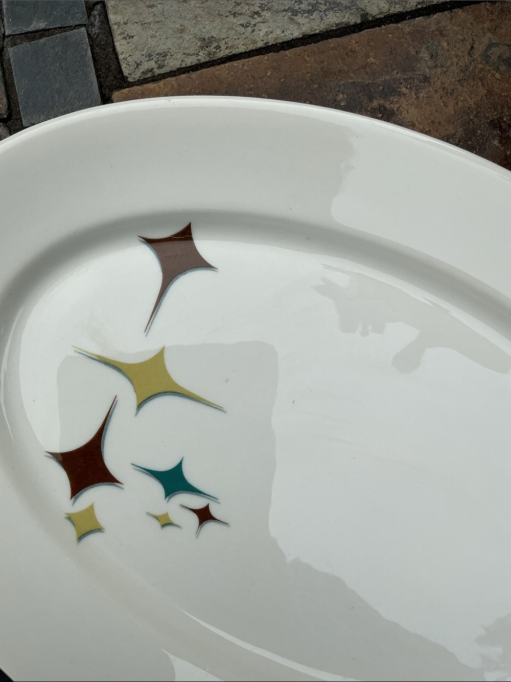 Syracuse China (Trend) - four plates and a platter - Picture 5 of 5